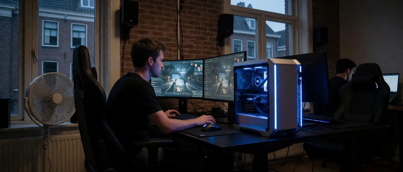 De gaming sfeer van Central Halls